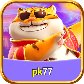 Imagem promocional da pk77 mostrando a plataforma e suas vantagens